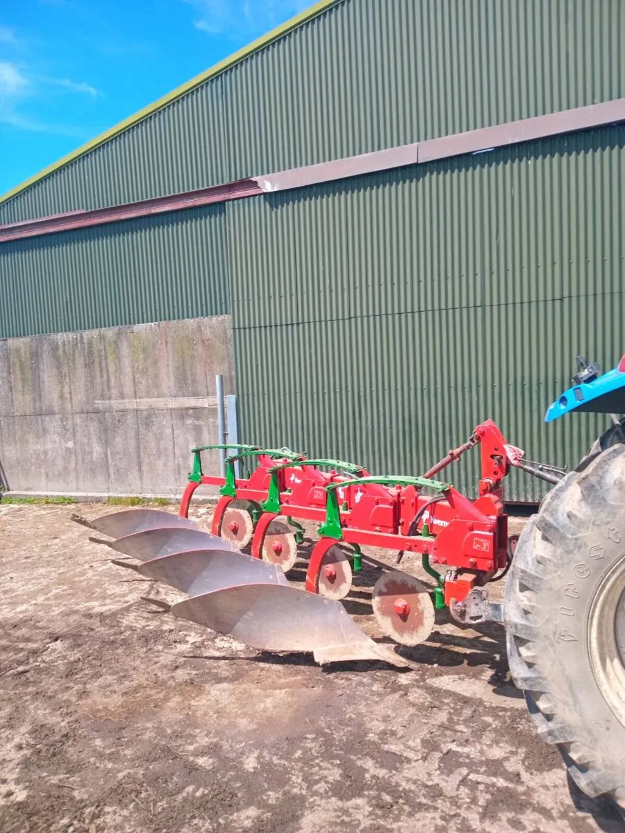 Kverneland 4 furrow vary width plough - Image 2