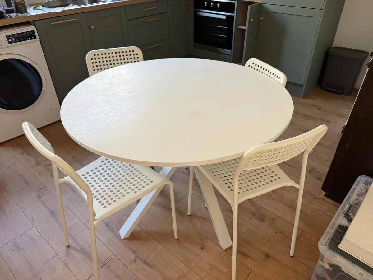 Table and chairs