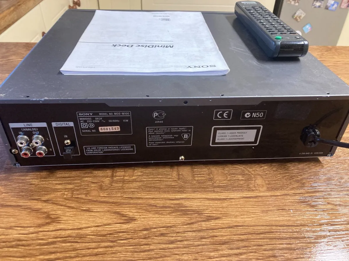 Sony Minidisk deck - Image 2