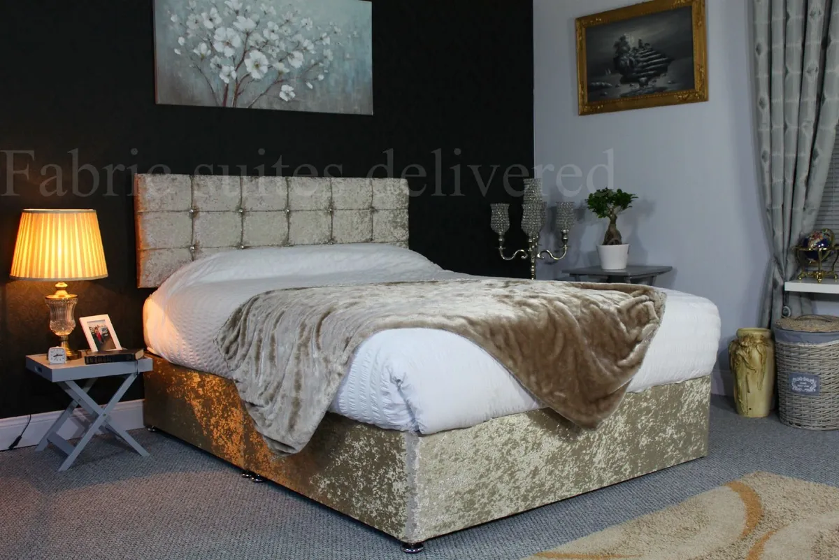 Clearance Divan beds - kingsize with mattress - Image 3