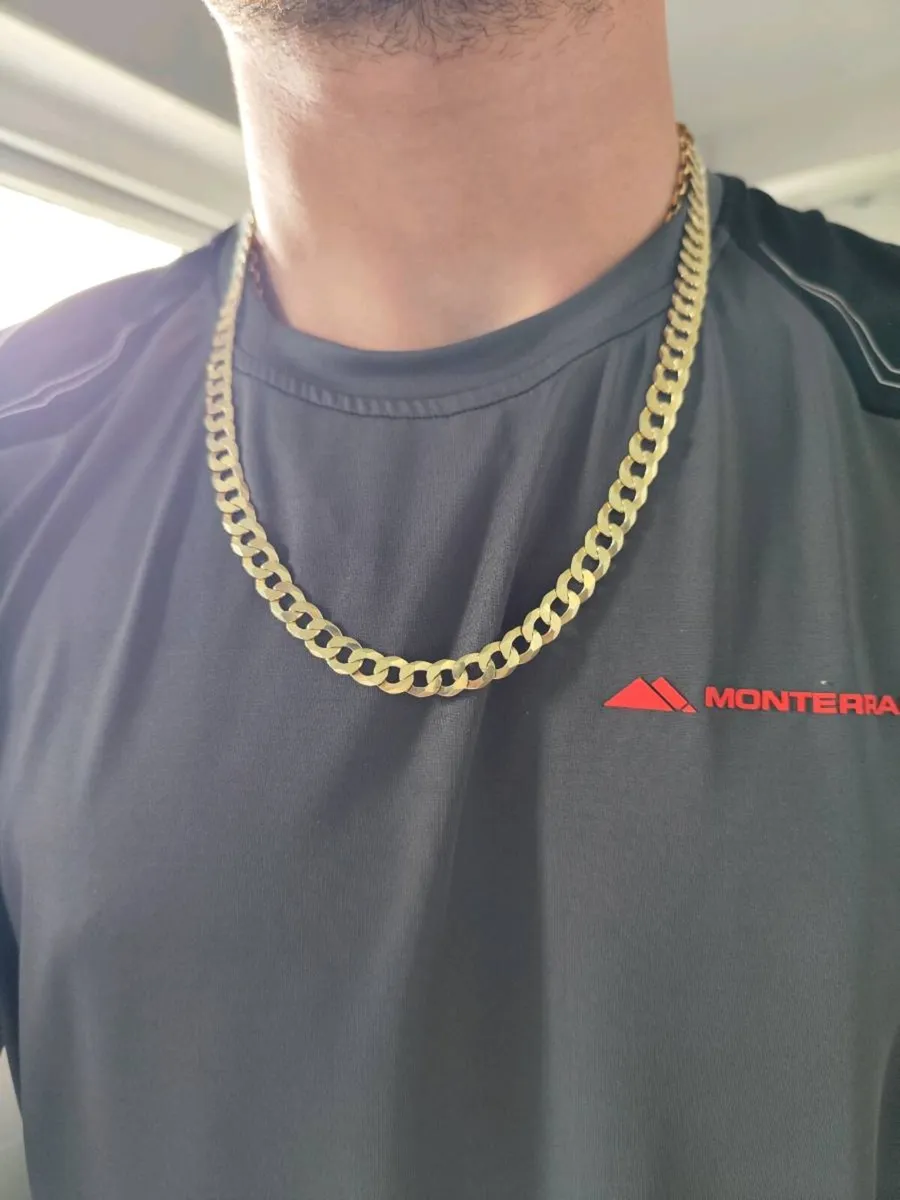 Gold Plated Silver Curb Chain *postage available* - Image 2
