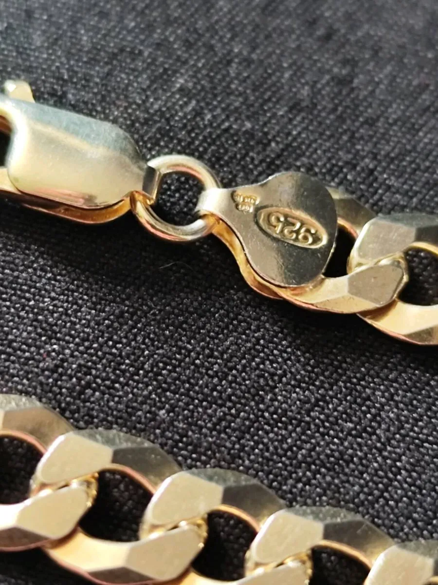 Gold Plated Silver Curb Chain *postage available* - Image 4