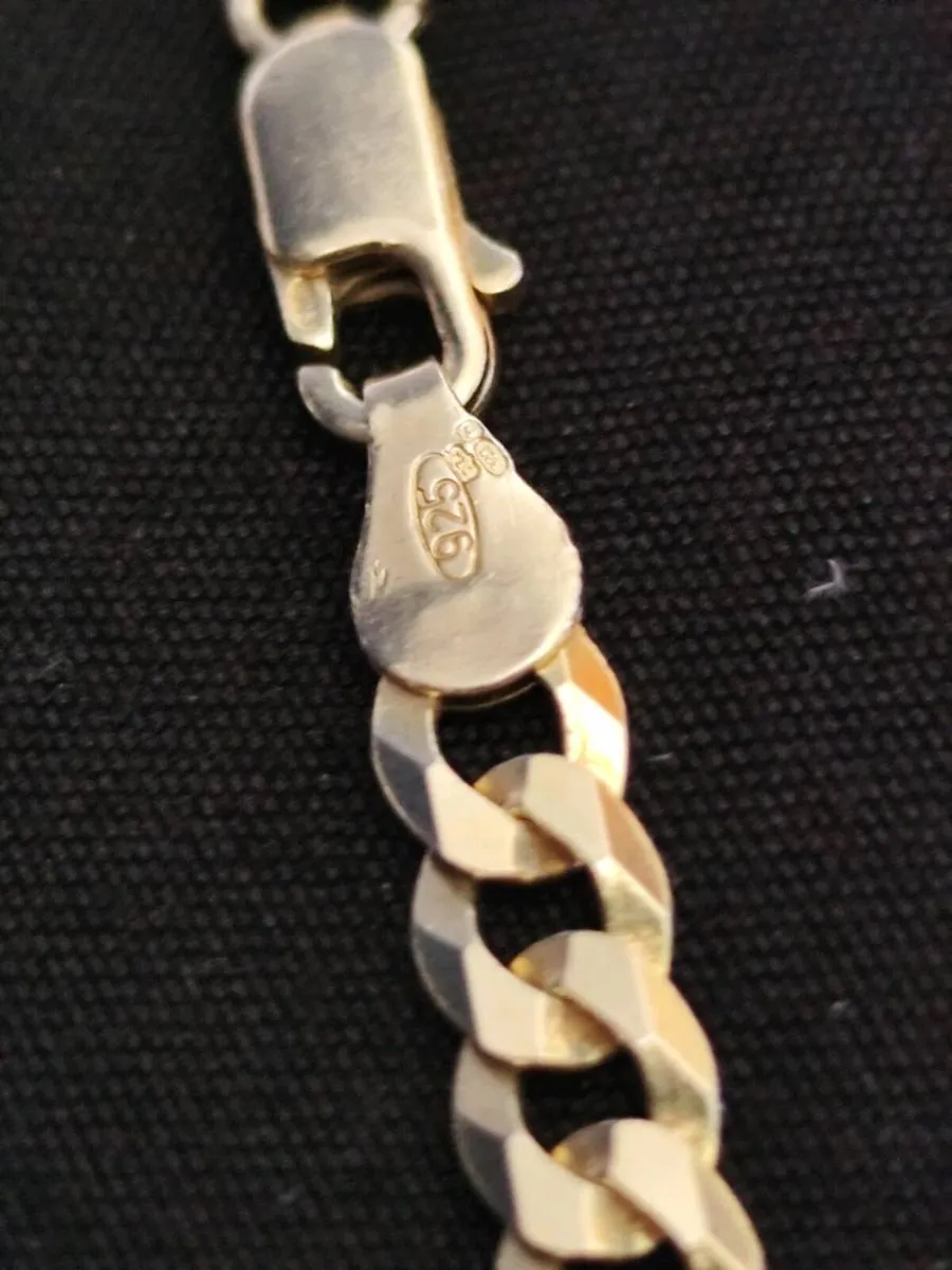 Gold Plated Silver Curb Chain *postage available* - Image 2
