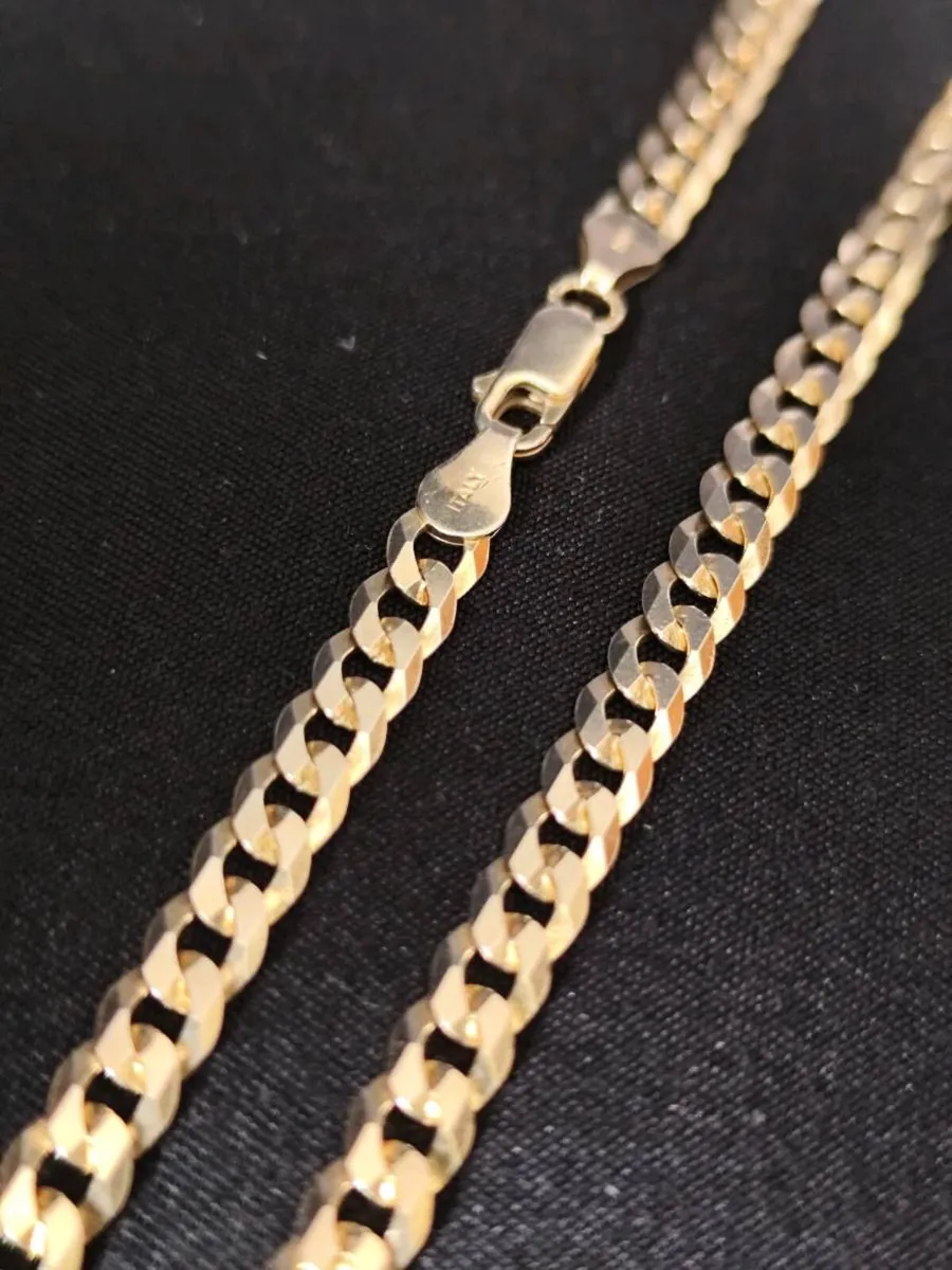Gold Plated Silver Curb Chain *postage available* - Image 3