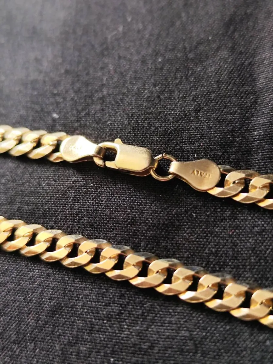 Gold Plated Silver Curb Chain *postage available* - Image 4