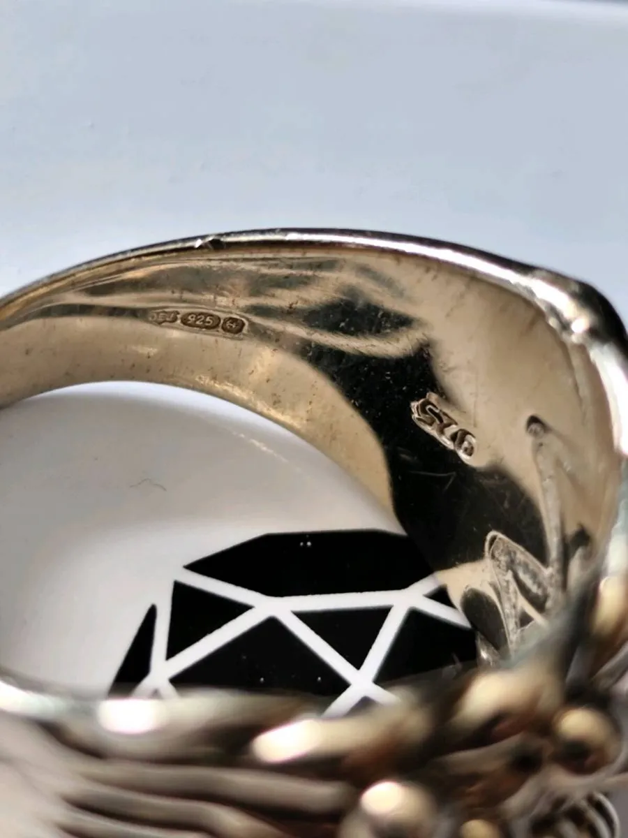 Gold Plated Silver Keeper Ring *postage available* - Image 3