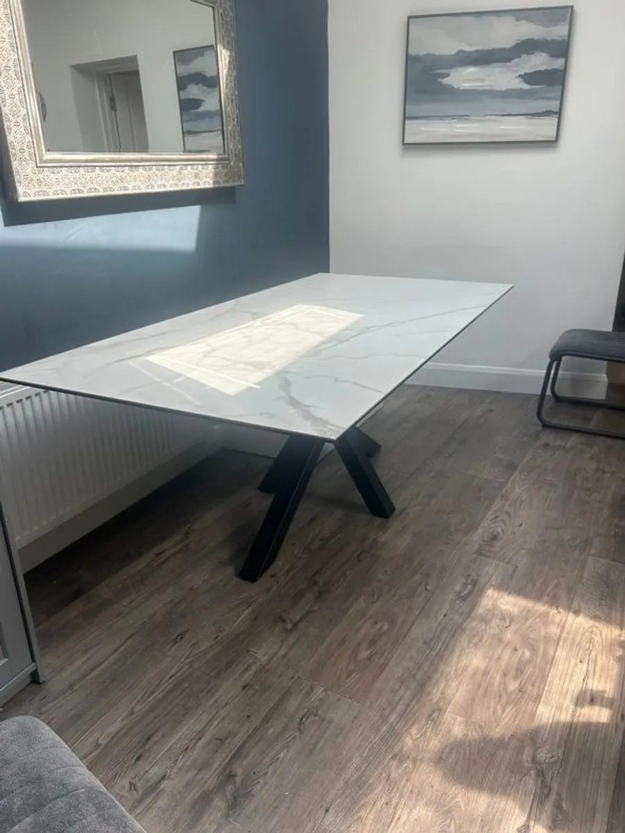 Dining table and four chairs - Image 3
