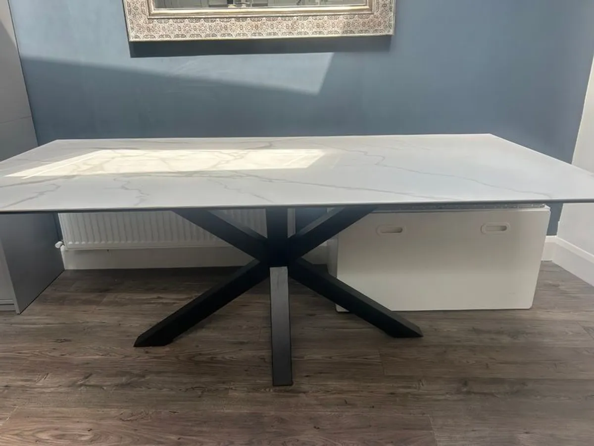 Dining table and four chairs - Image 4