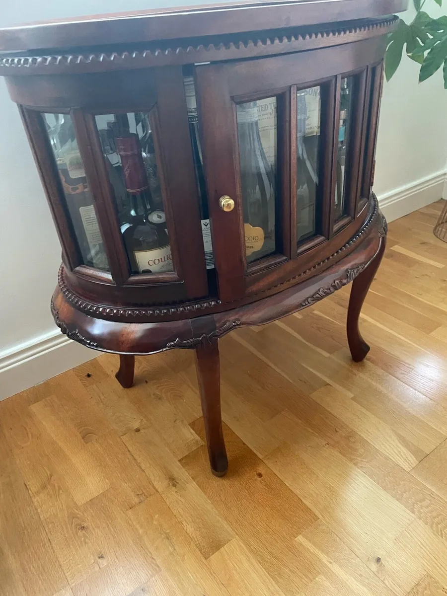 Teak drinks cabinet - Image 1