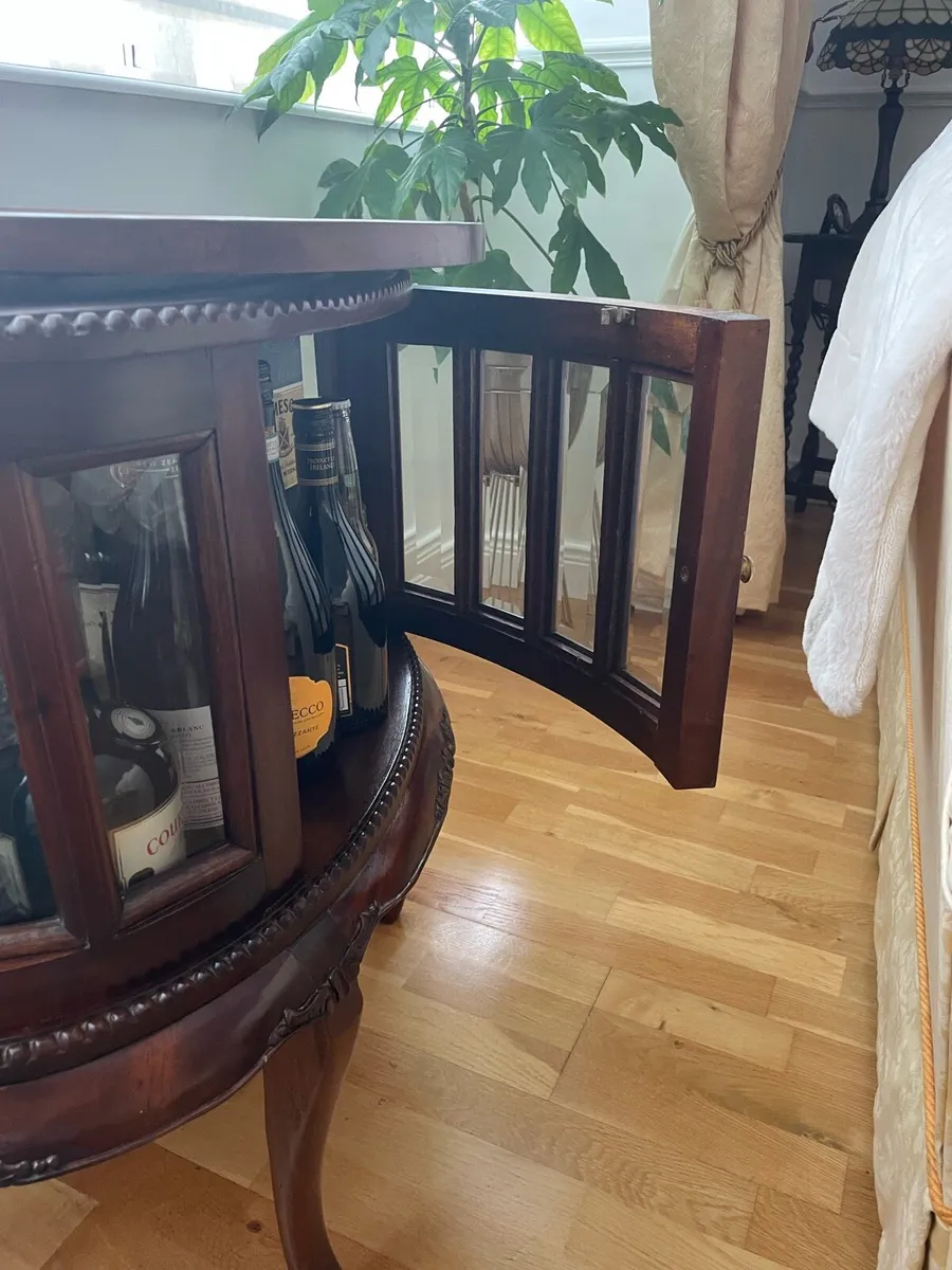 Teak drinks cabinet - Image 3