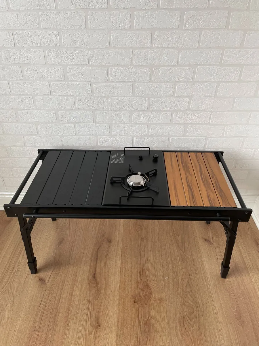 Folding Camping table with IGT gas stove - Image 2