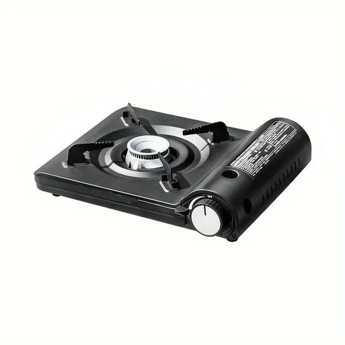 Portable Butane Gas Stove Black 3500W - Image 1