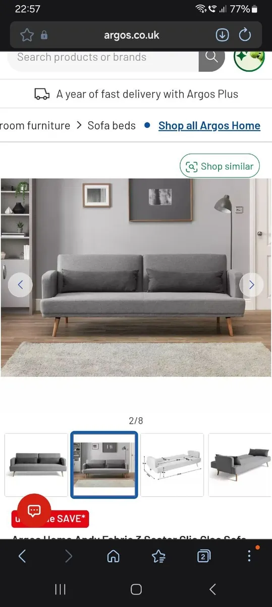 Sofa bed - Image 1