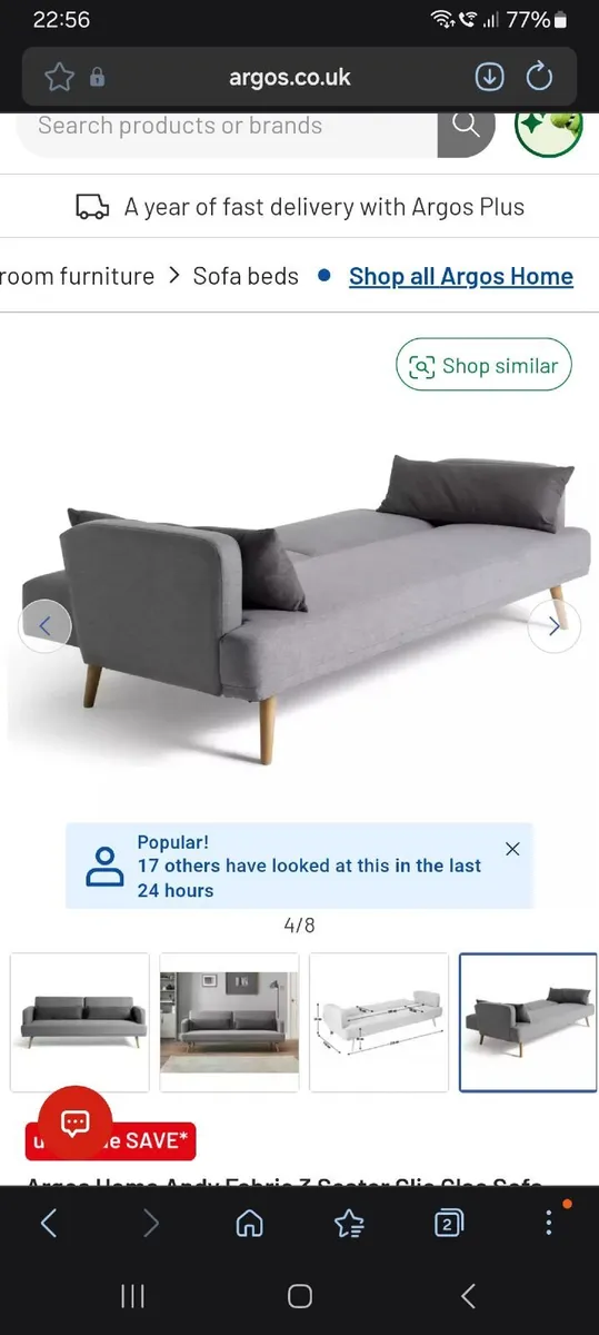 Sofa bed - Image 2