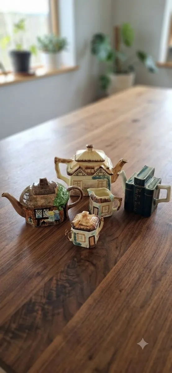 Vintage English Collectible Teapot Bundle - Image 1