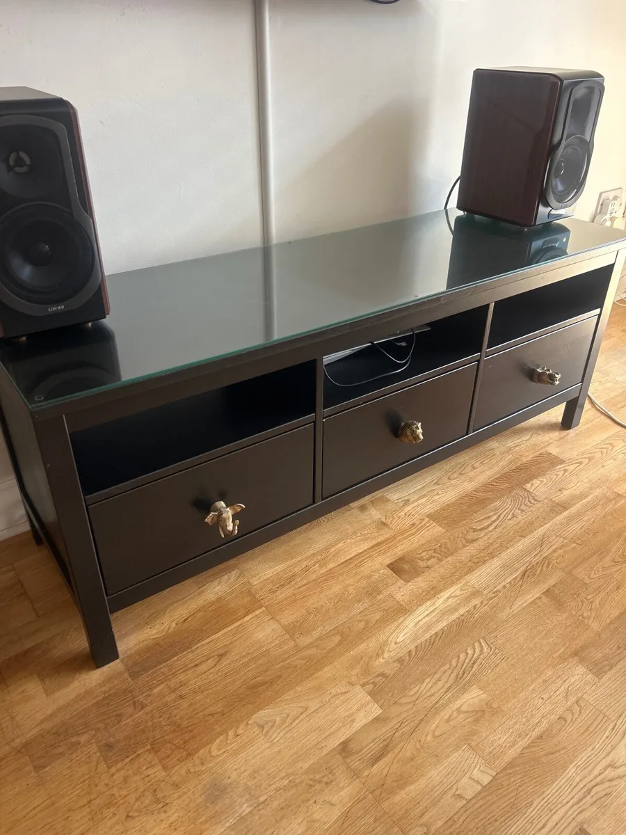 Media 3 drawer console unit/ bench - Ikea Hemnes - Image 1
