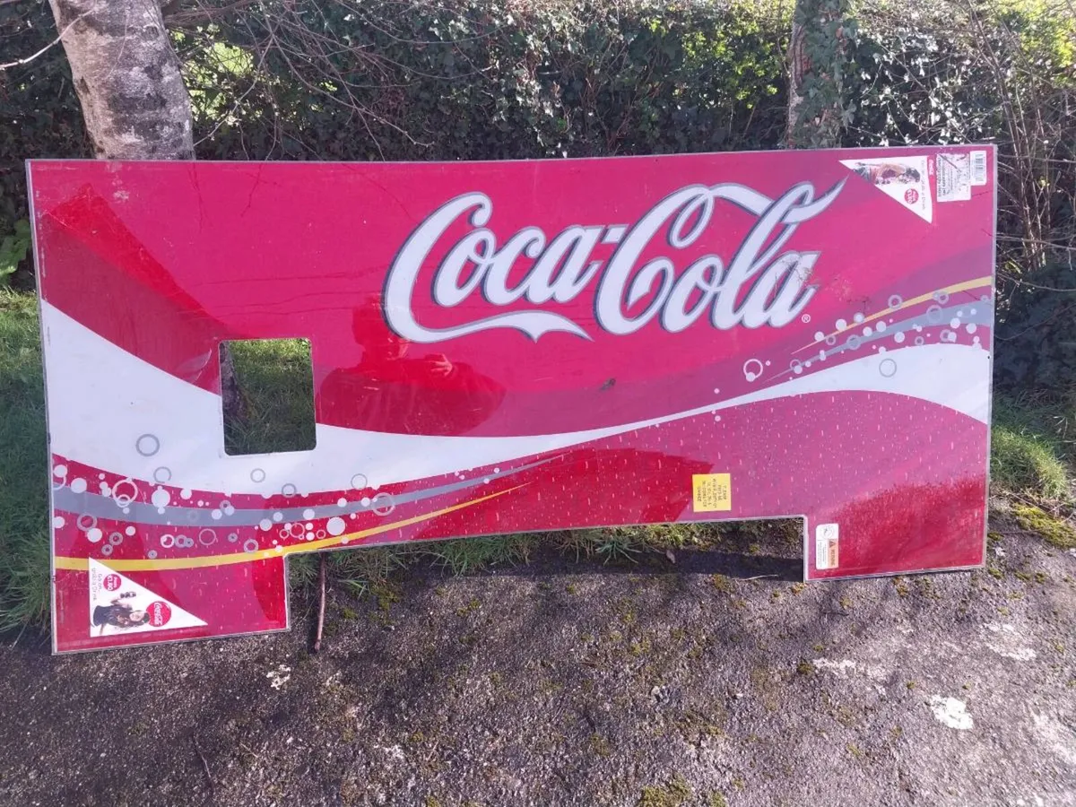 Original Cola perspex sign - Image 2