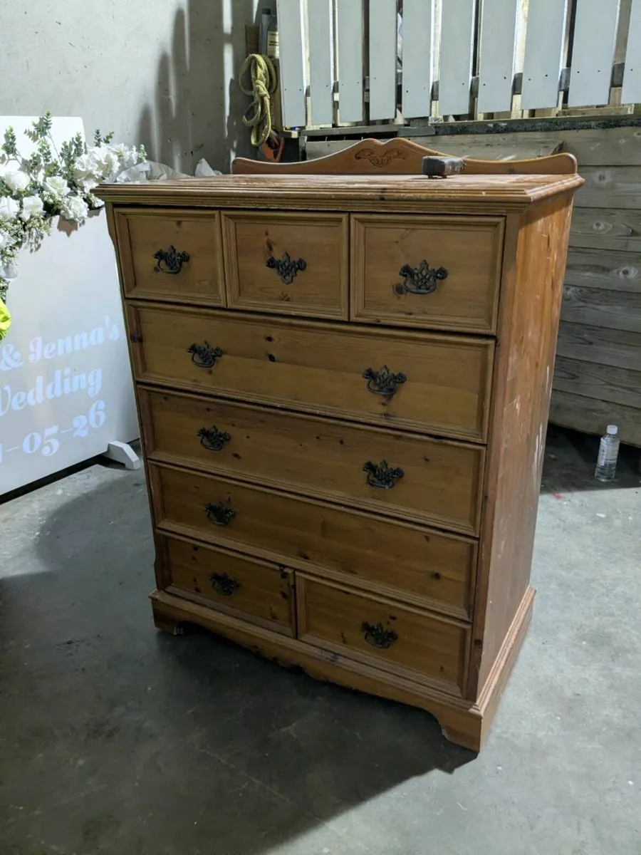 Chest of drawers solid wood - Image 1