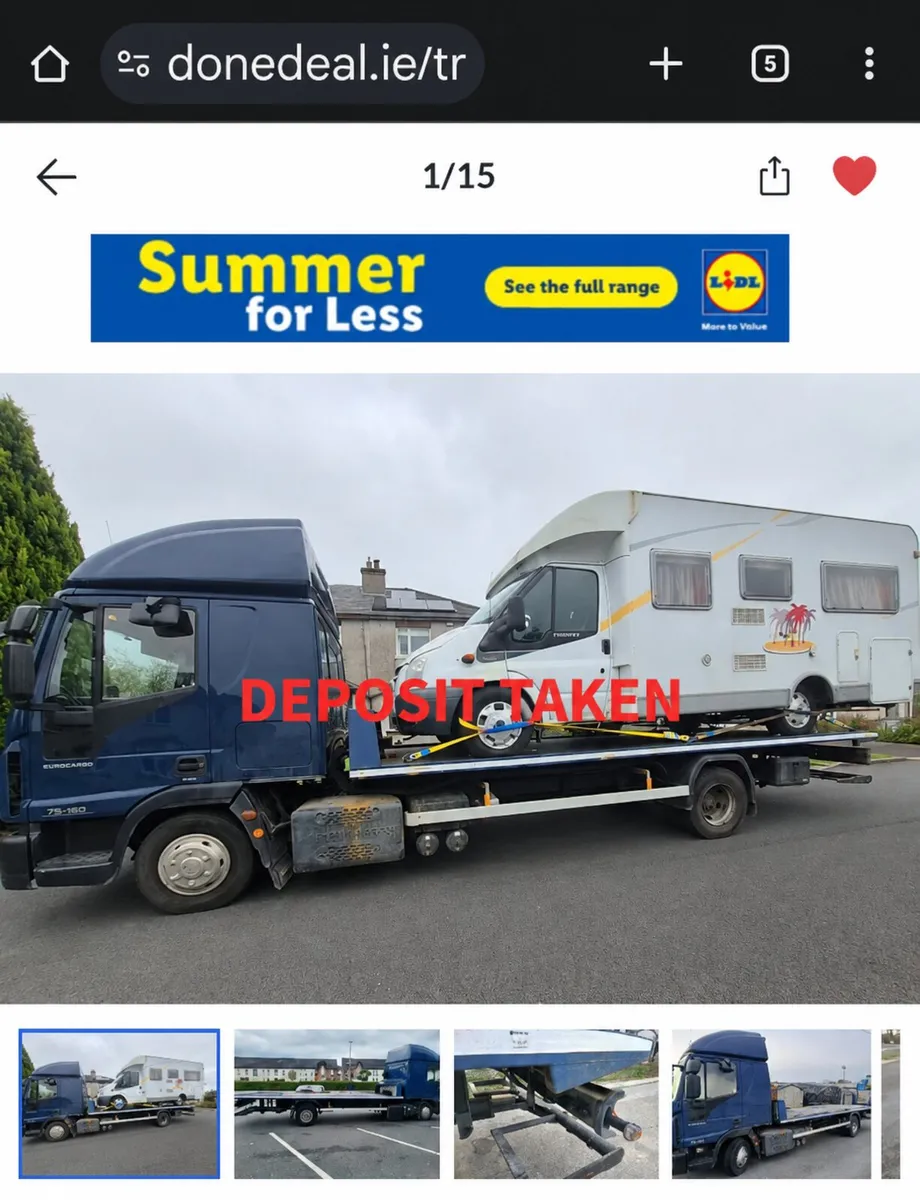 Recovery 2017 iveco cargo - Image 1
