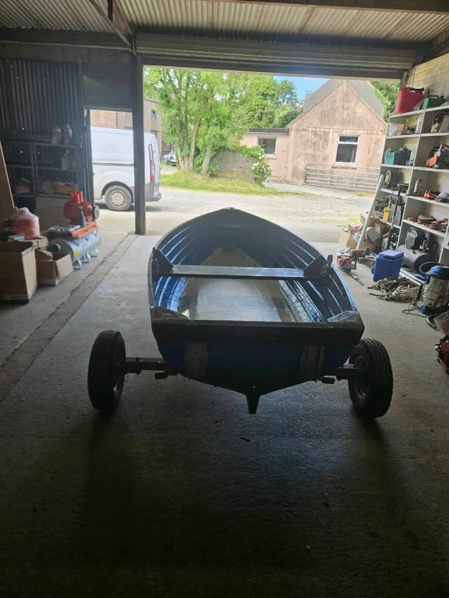 10ft Punt with boat trailer - Image 4