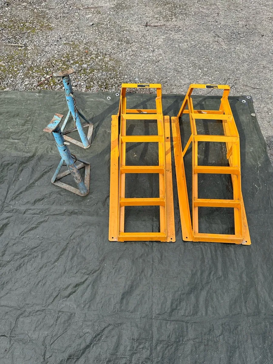Car Ramps + Axle Stands 2Ton - Image 1