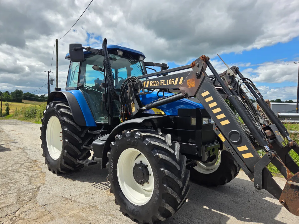 New Holland tm 140 (no vat) - Image 2