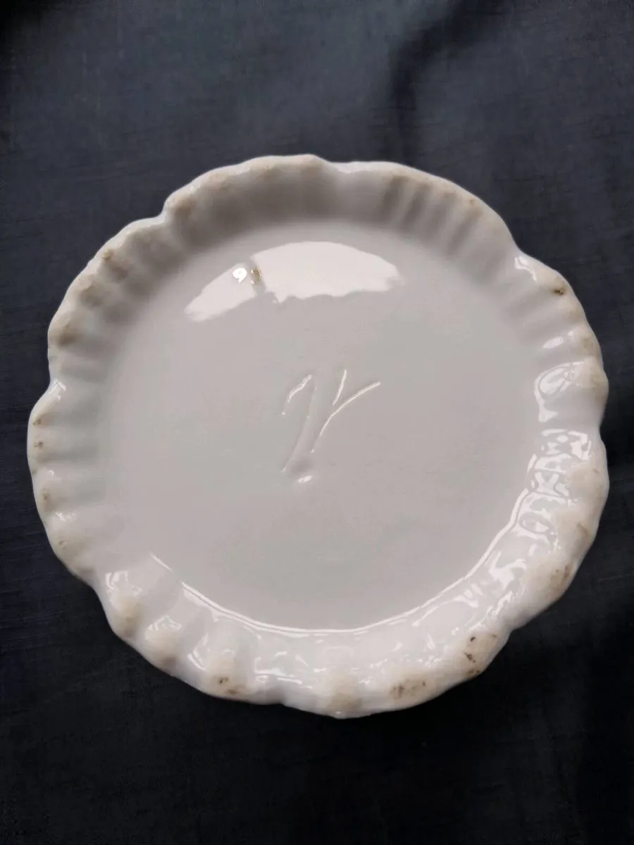 Vintage White Porcelain Creamer - Image 3