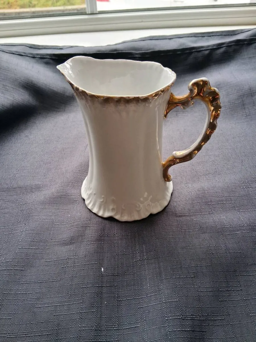 Vintage White Porcelain Creamer - Image 1