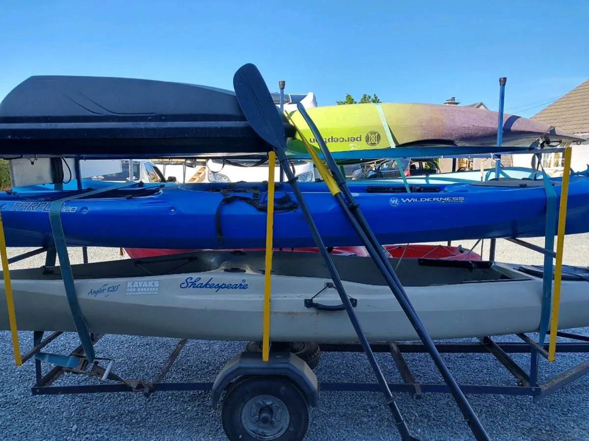 Kayaks  and trailer - Image 1