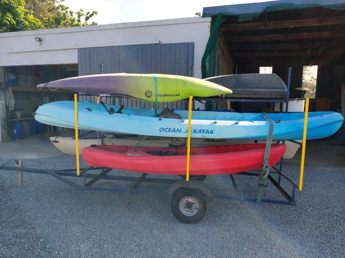 Kayaks  and trailer - Image 2
