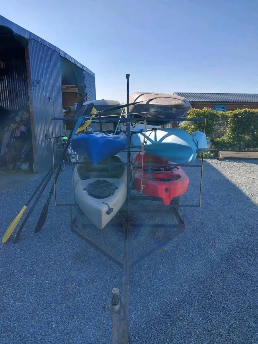 Kayaks  and trailer - Image 3