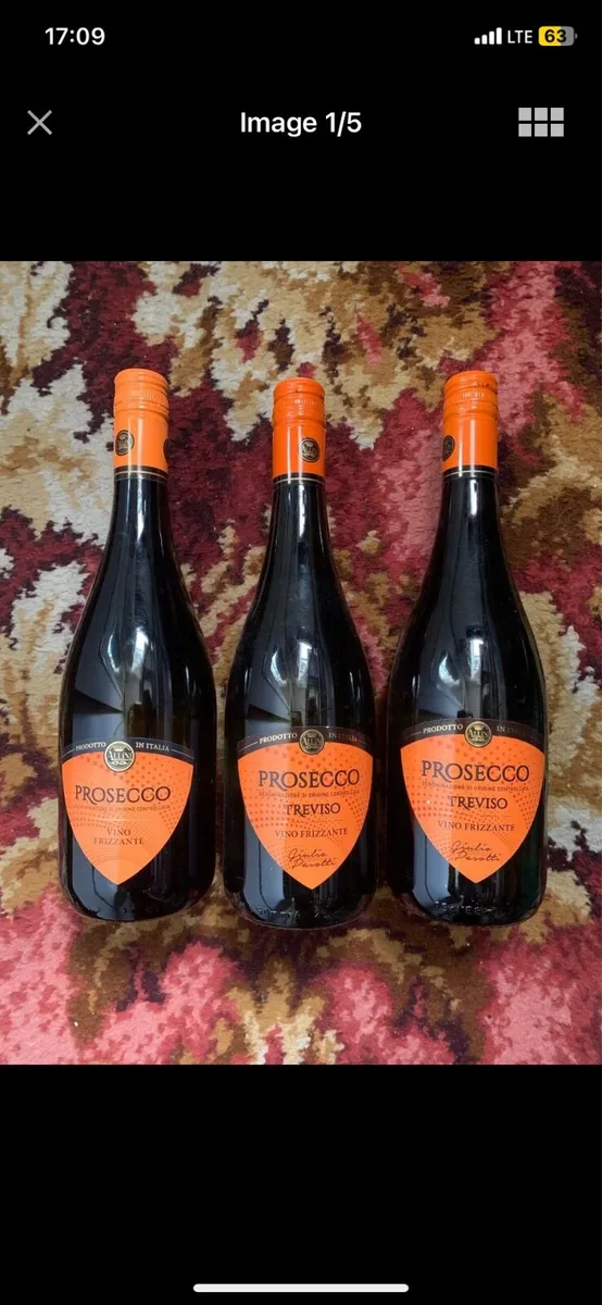 Prosecco italian sparkling wine - Image 1