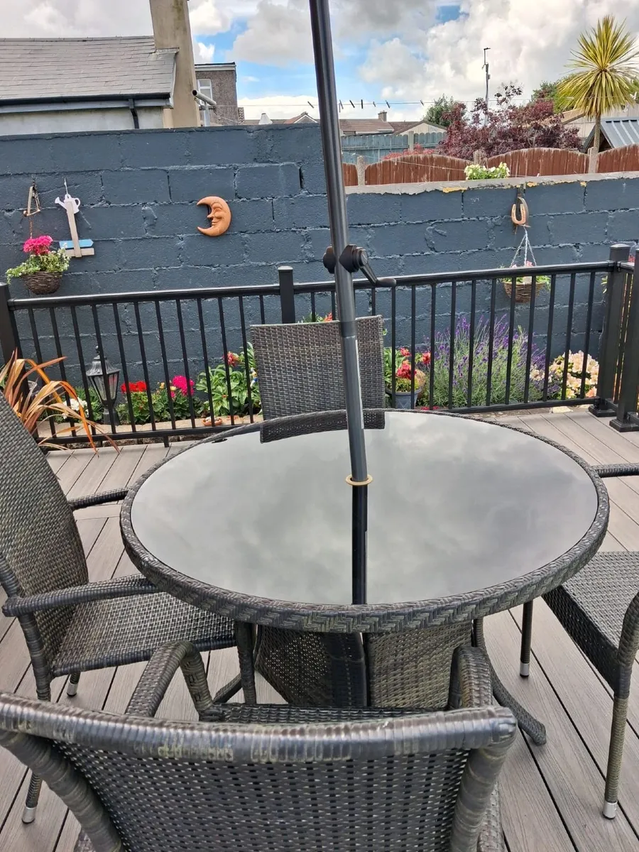 Rattan Garden Furniture Set - Image 2
