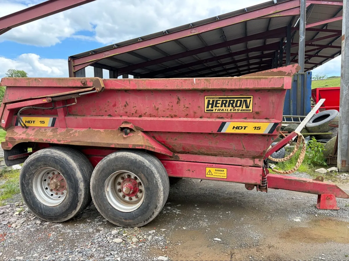 Herron 15 ton dump trailer - Image 1