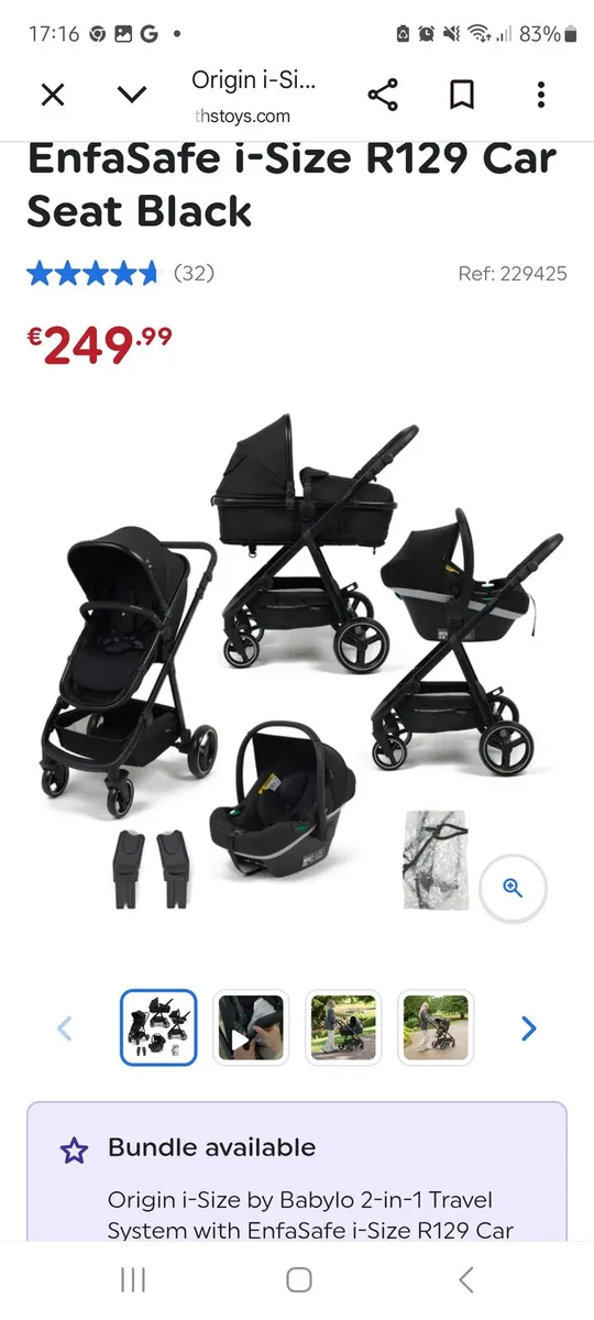 2 in 1 travel system - Image 1