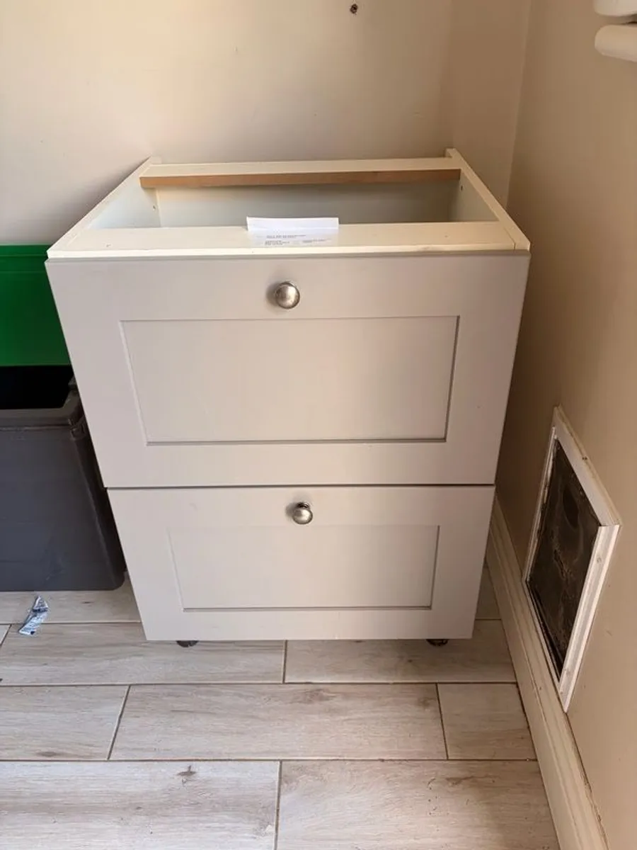Kitchen drawer unit 2x drawers 600x600 - Image 2