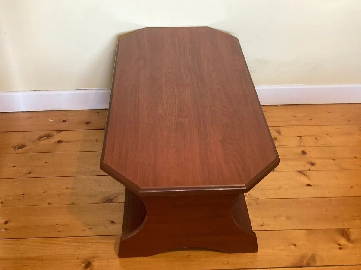 Modern Dark Wood Coffee Table – Great Condition - Image 4