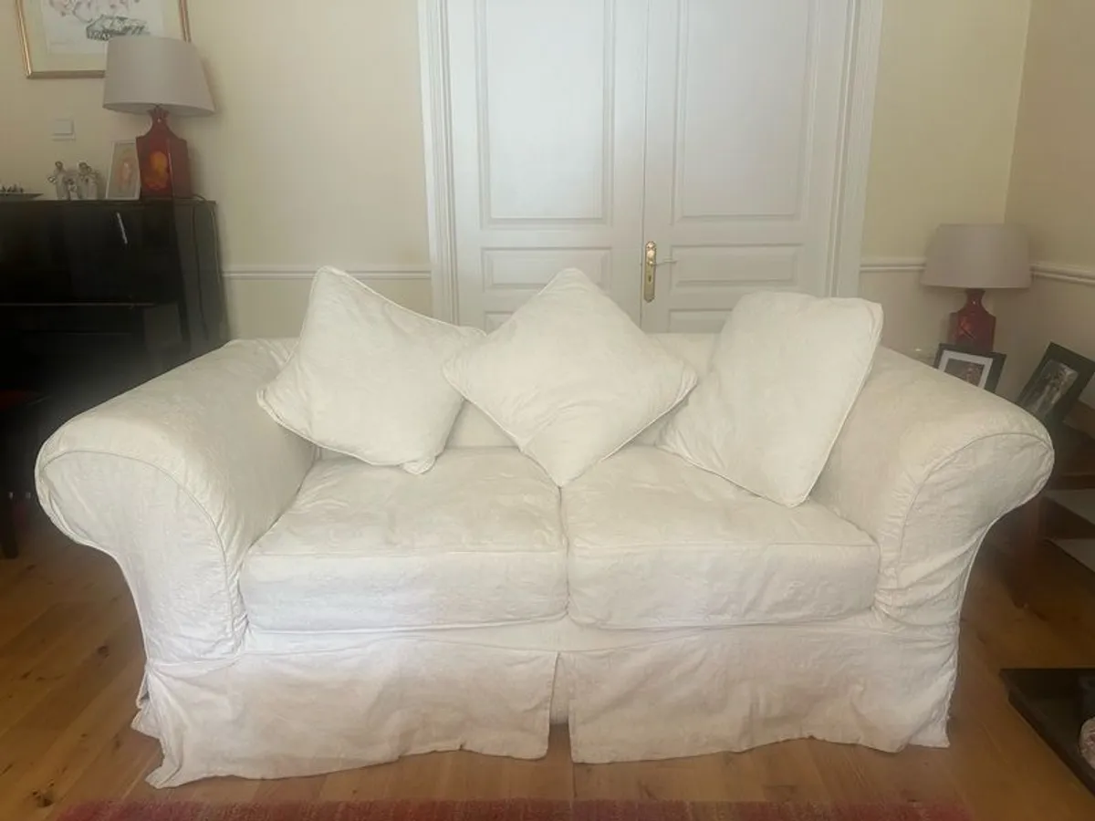 Cream suite of furniture - Image 3