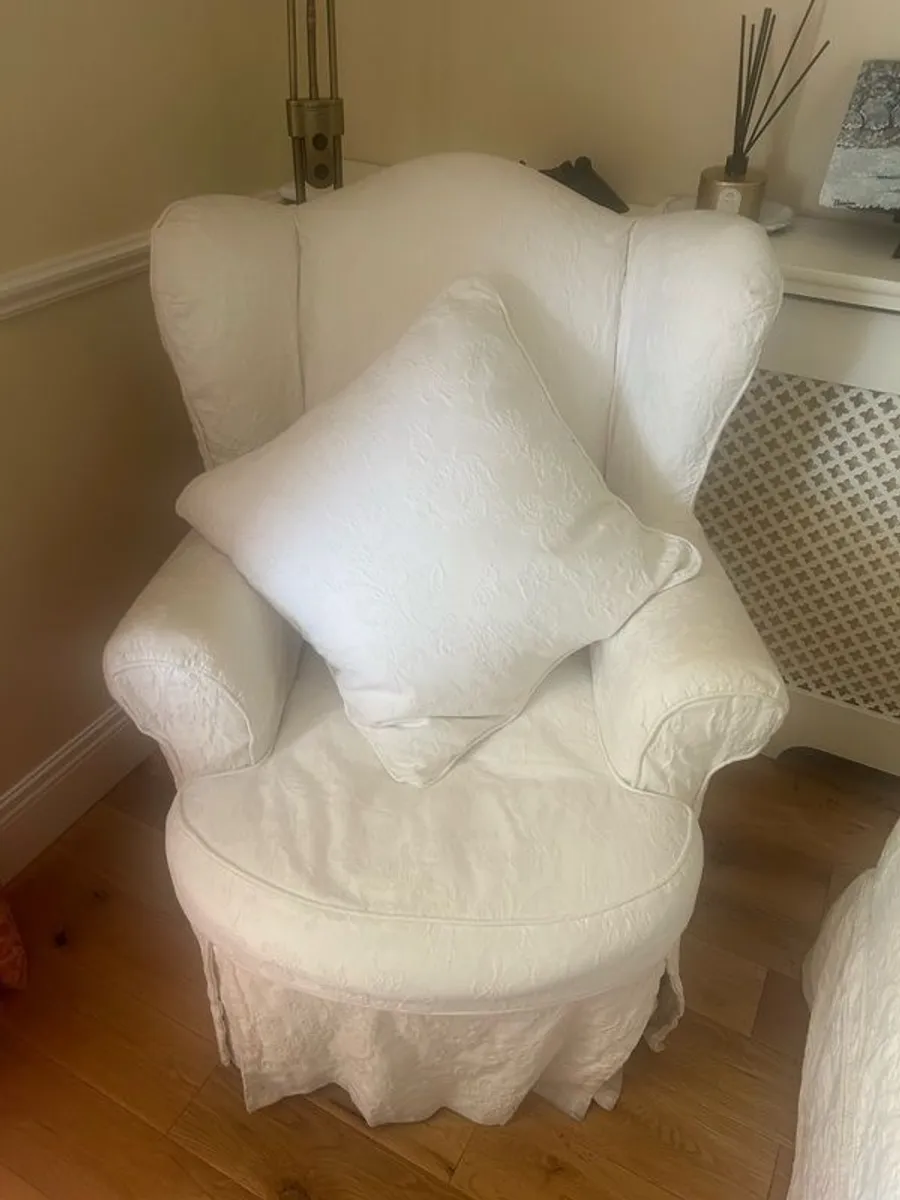 Cream suite of furniture - Image 2