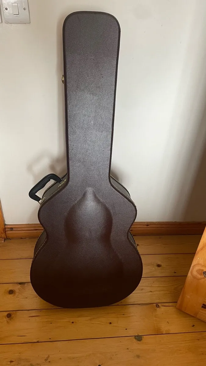 Craftfine semi acoustic Guitar + Case - Image 1