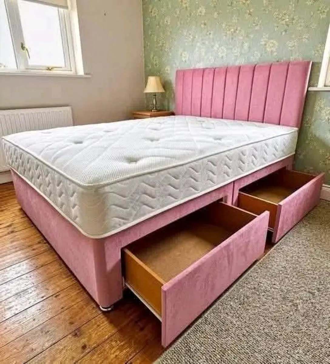 Luxury Divan Bed With Mattress Included | Free Del - Image 3
