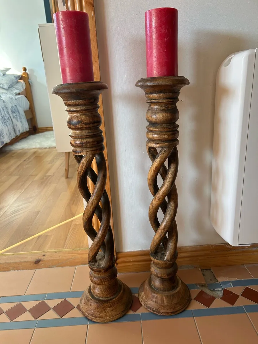 Free standing candle holders - Image 1