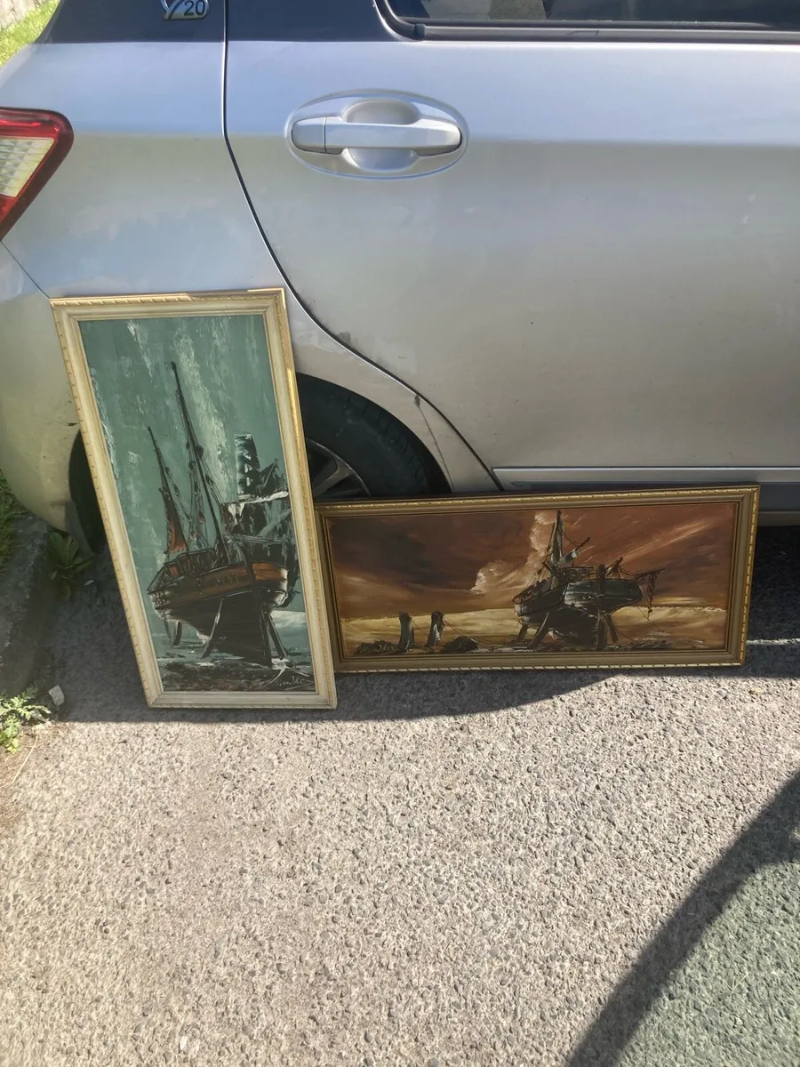 Bill hawkes British artist oil paintings free post - Image 1
