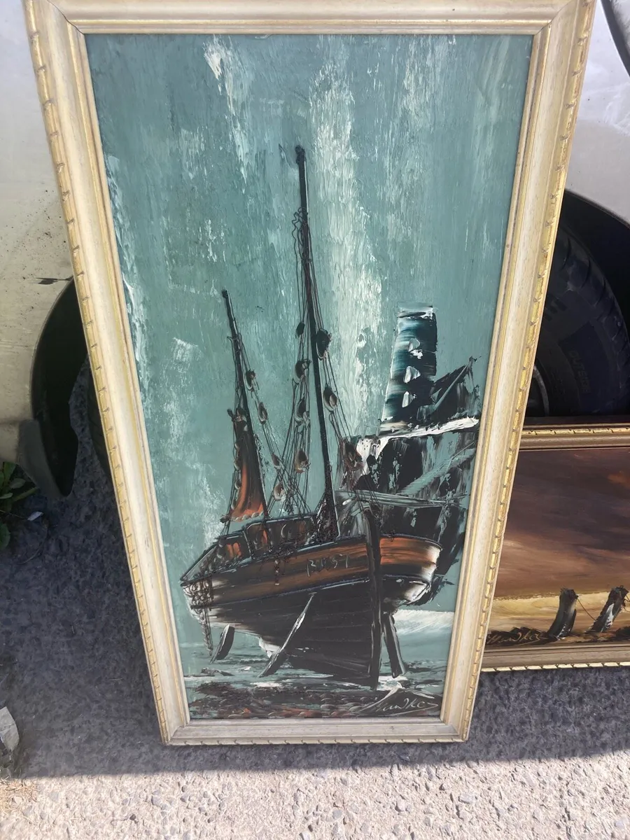 Bill hawkes British artist oil paintings free post - Image 4