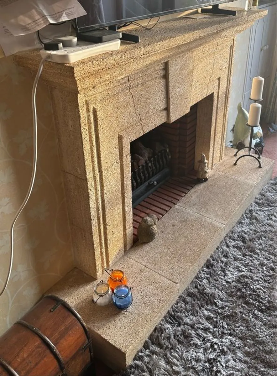Sandstone Fireplace - Image 1