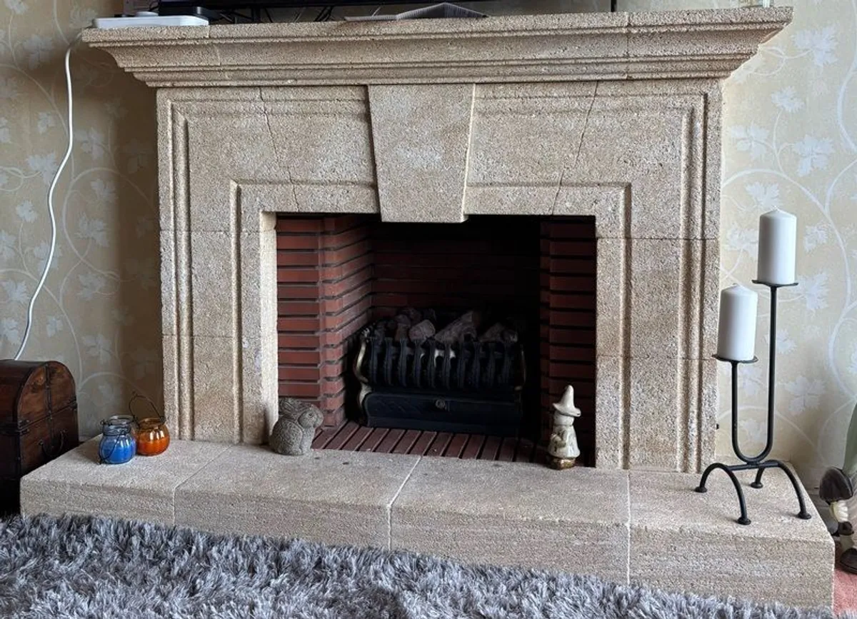 Sandstone Fireplace - Image 2