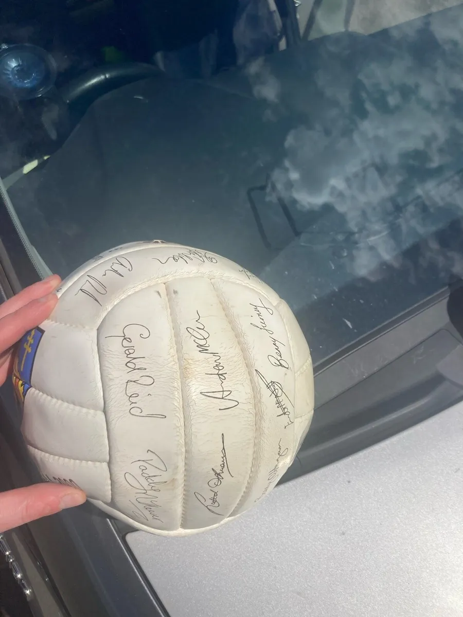 Armagh gaa all Ireland team year 2000 signed ball - Image 2