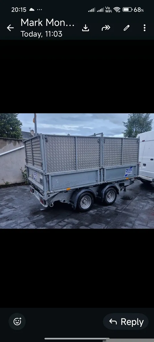 Ifor Williams tipper trailer - Image 1