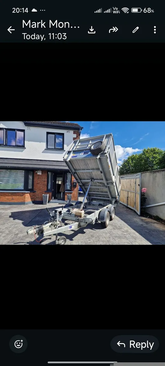 Ifor Williams tipper trailer - Image 4