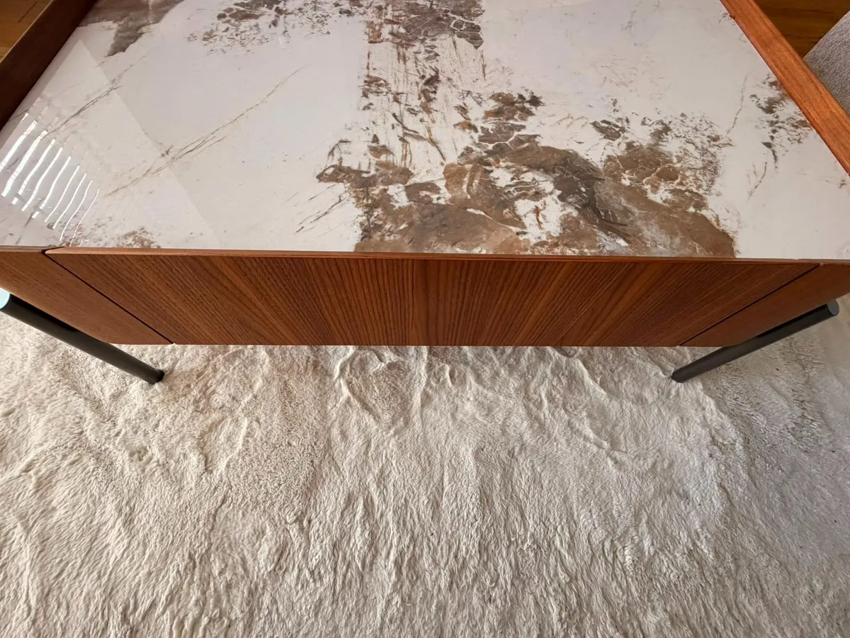 Luxury Coffee Table – Stone/Marble Top – EZ Living - Image 3